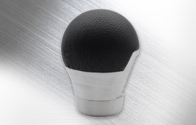 シフトノブ BKレザー＆メタルコンビ SPG101