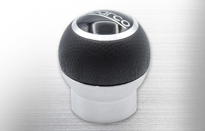 シフトノブ BKレザー＆メタルコンビ