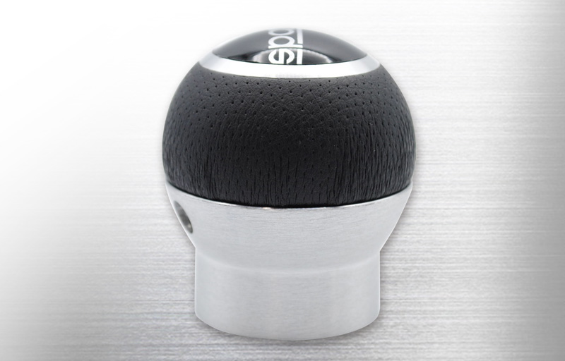 シフトノブ BKレザー＆メタルコンビ SPG107