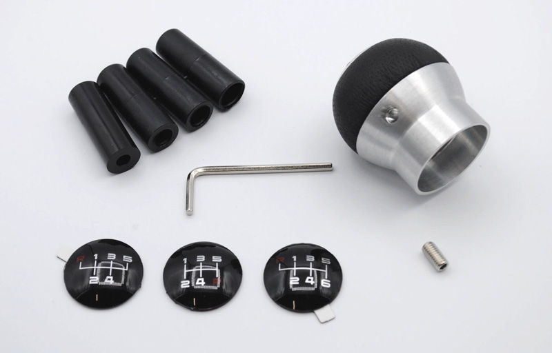 シフトノブ BKレザー＆メタルコンビ SPG107