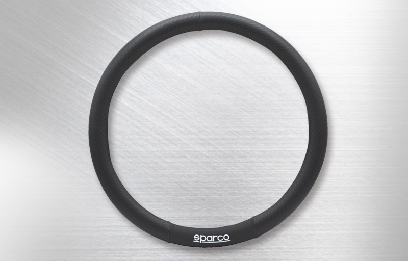 ステアリングカバー カーボン＆スエード SPS126