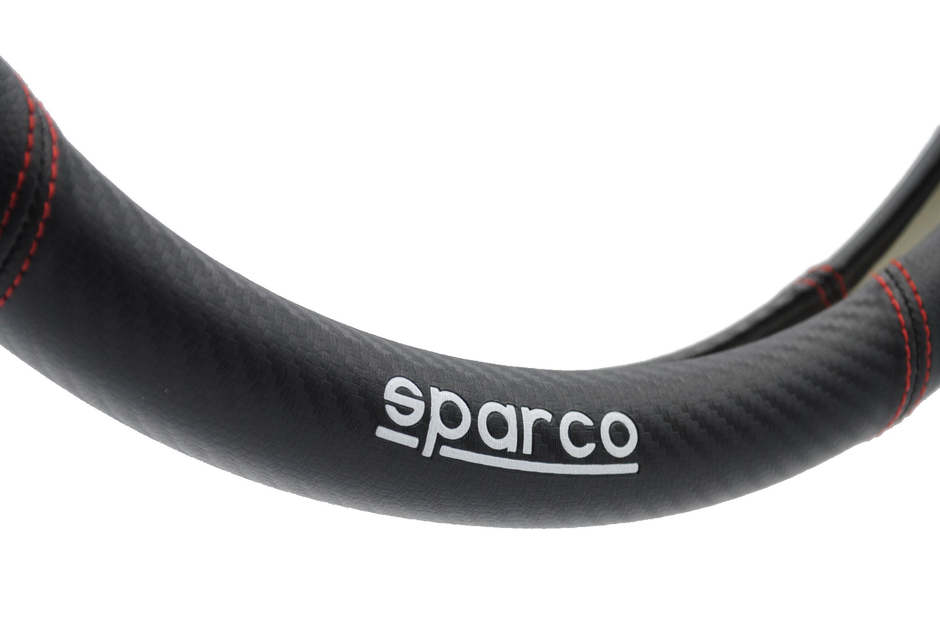 ステアリングカバー カーボン＆レザー SPS138RDJ_S